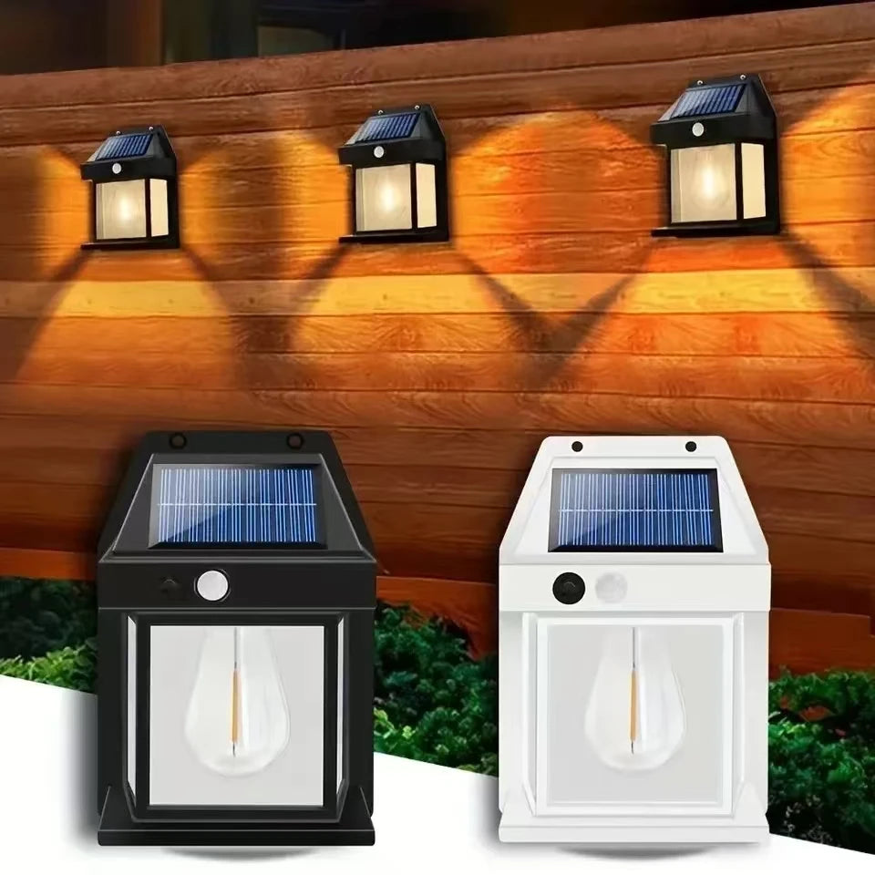 Powerful Outdoor Solar LED Street Light Waterproof Solar Lamp Garden Yard Pathway Wall Decoration External Lighting Fixture